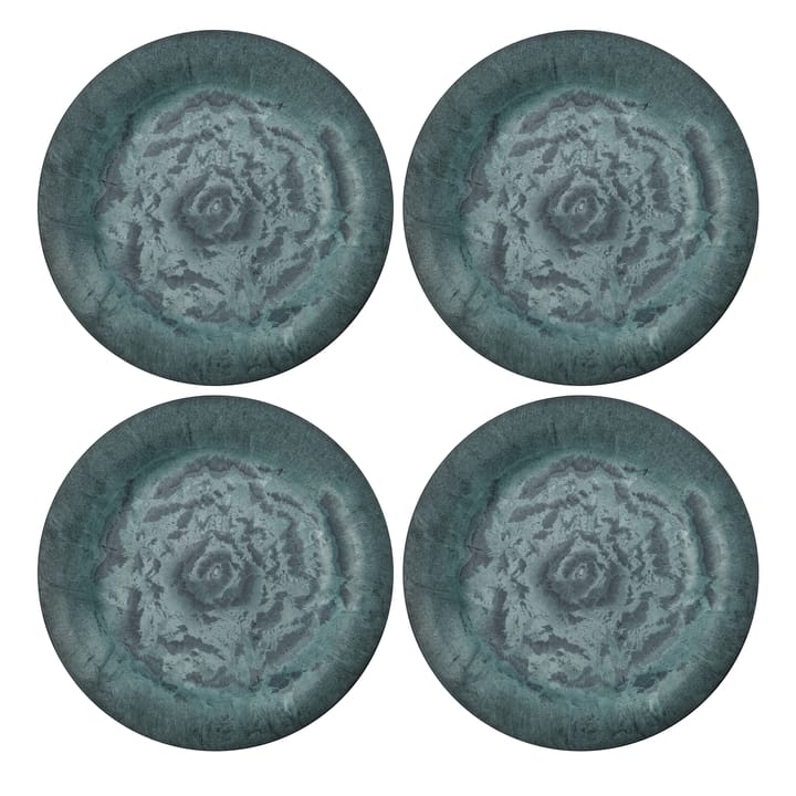 Serveur plate 24 cm 4-pack - green - House Doctor
