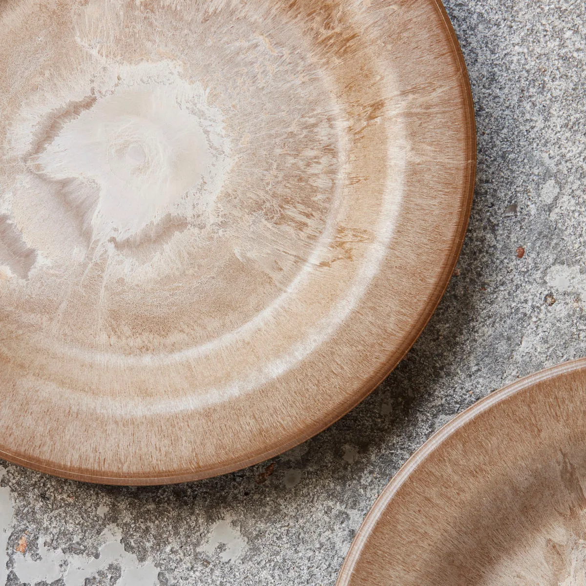 Serveur small plate 18 cm 4-pack, gold House Doctor