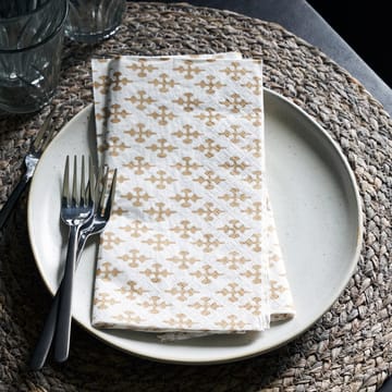Shield napkin 40st - Beige - House Doctor
