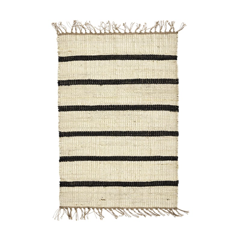 House Doctor Sima rug 60x90 cm Black-natural