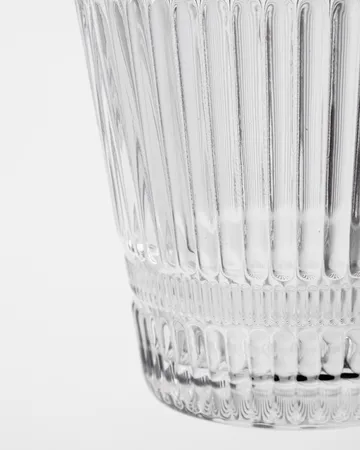 Slots water glass 4-pack - Clear - House Doctor