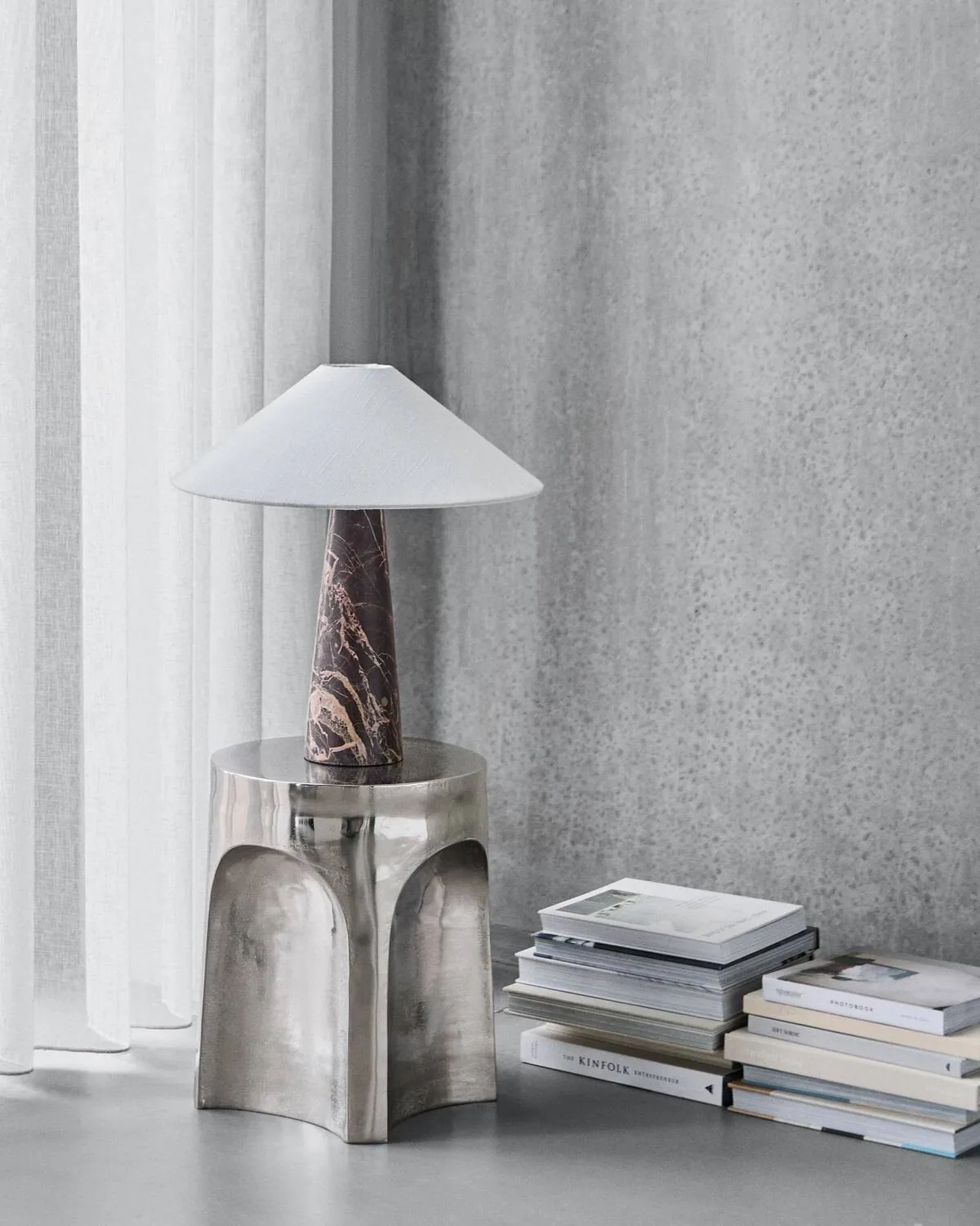 Soffi table lamp, Brown-Off-White, Ø42x44.5 cm House Doctor