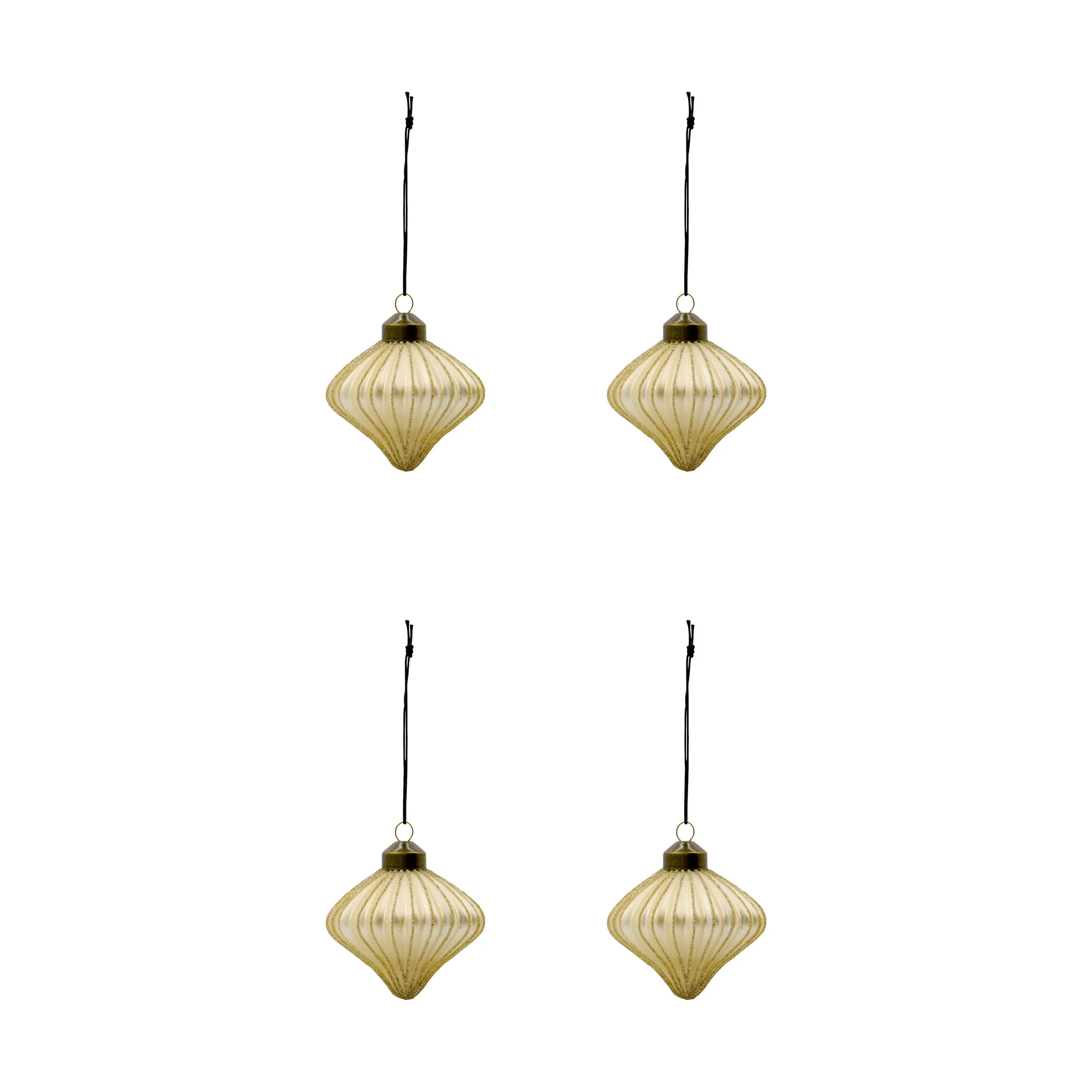 Spin Christmas ornament 4-pack, Champagne House Doctor