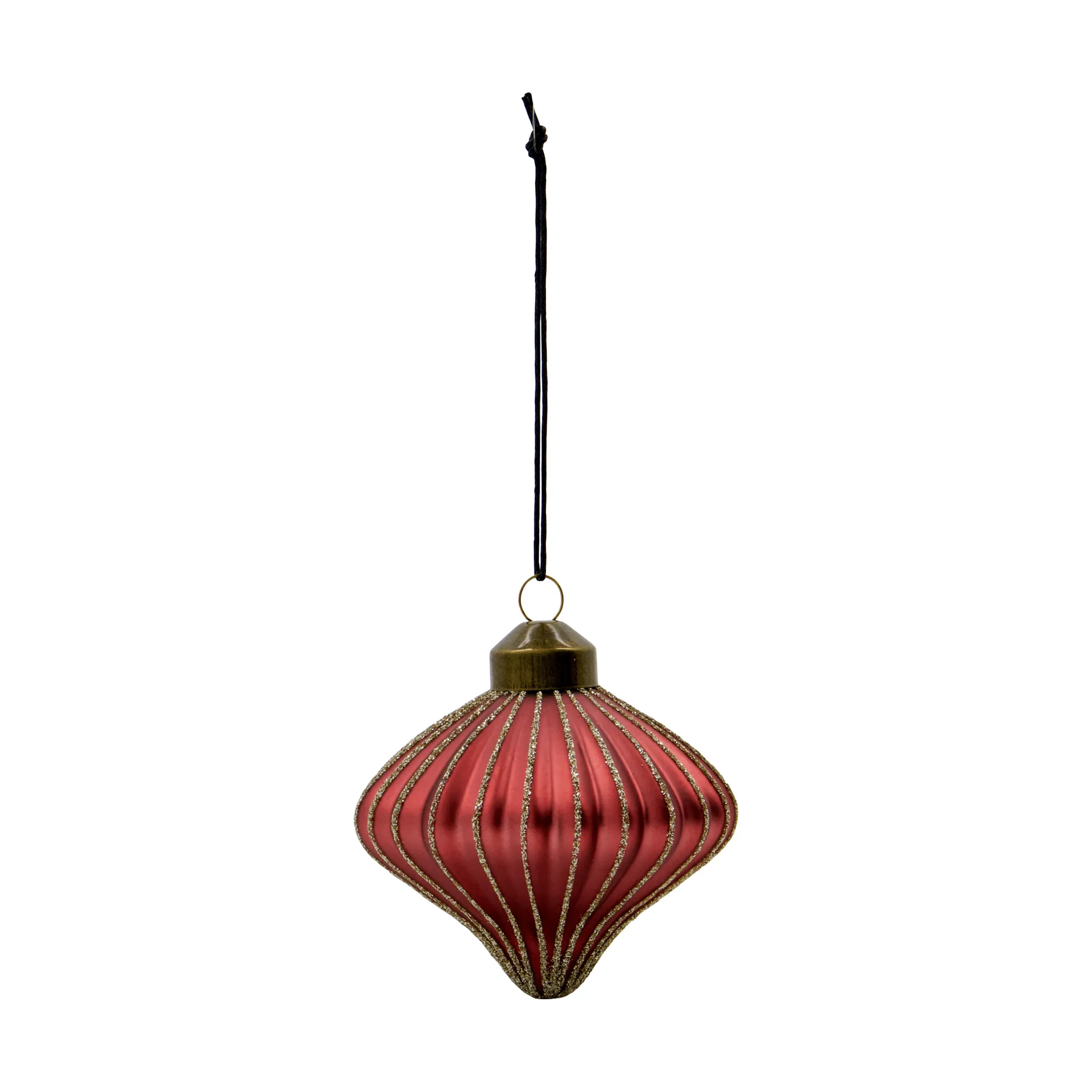 Spin Christmas ornament 4-pack, Dusty red House Doctor