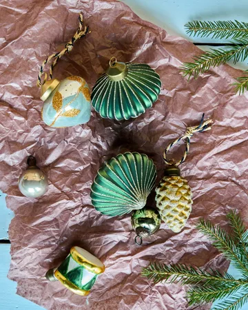 Spin Christmas ornament 4-pack - Green - House Doctor