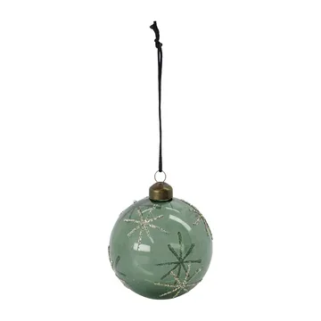 Star Christmas Bauble Ø8 cm - Green - House Doctor