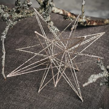 Star Christmas decoration 21x35 cm - Champagne - House Doctor
