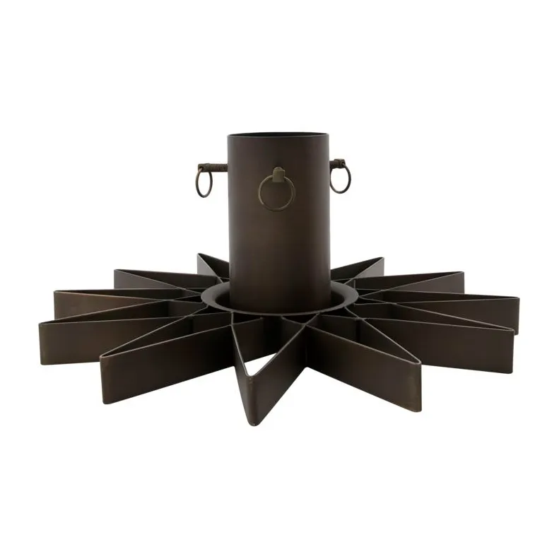 Star Christmas tree foot, Antique brown House Doctor