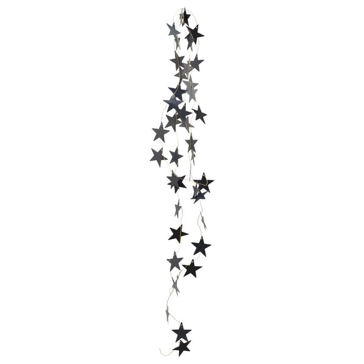 Star garland 2.5 m, black House Doctor
