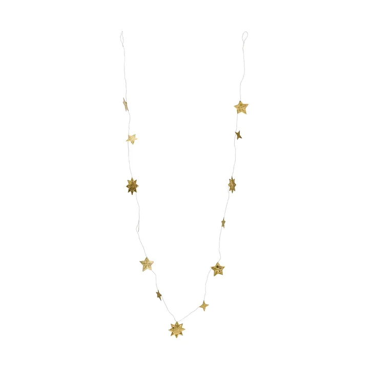 Stars garland - Antique brass, 200 cm - House Doctor