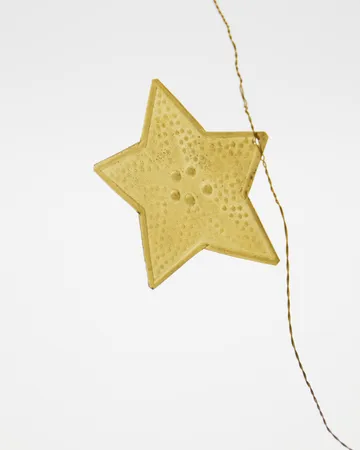Stars garland - Antique brass, 200 cm - House Doctor