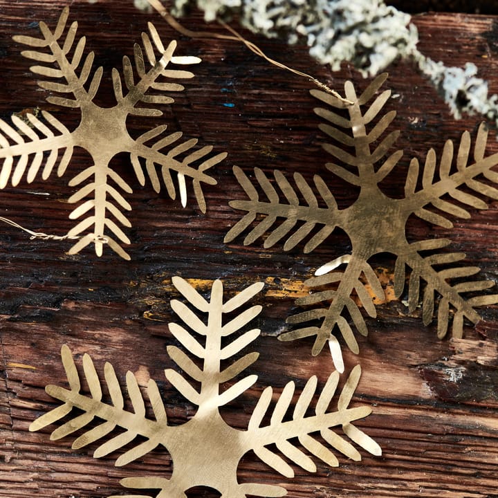 Stars Lamet hanging decoration 3-pack, Antique brass House Doctor