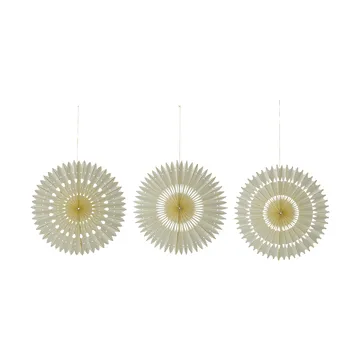 Stelle Christmas ornaments 3 pieces - Off-White, Ø20 cm - House Doctor