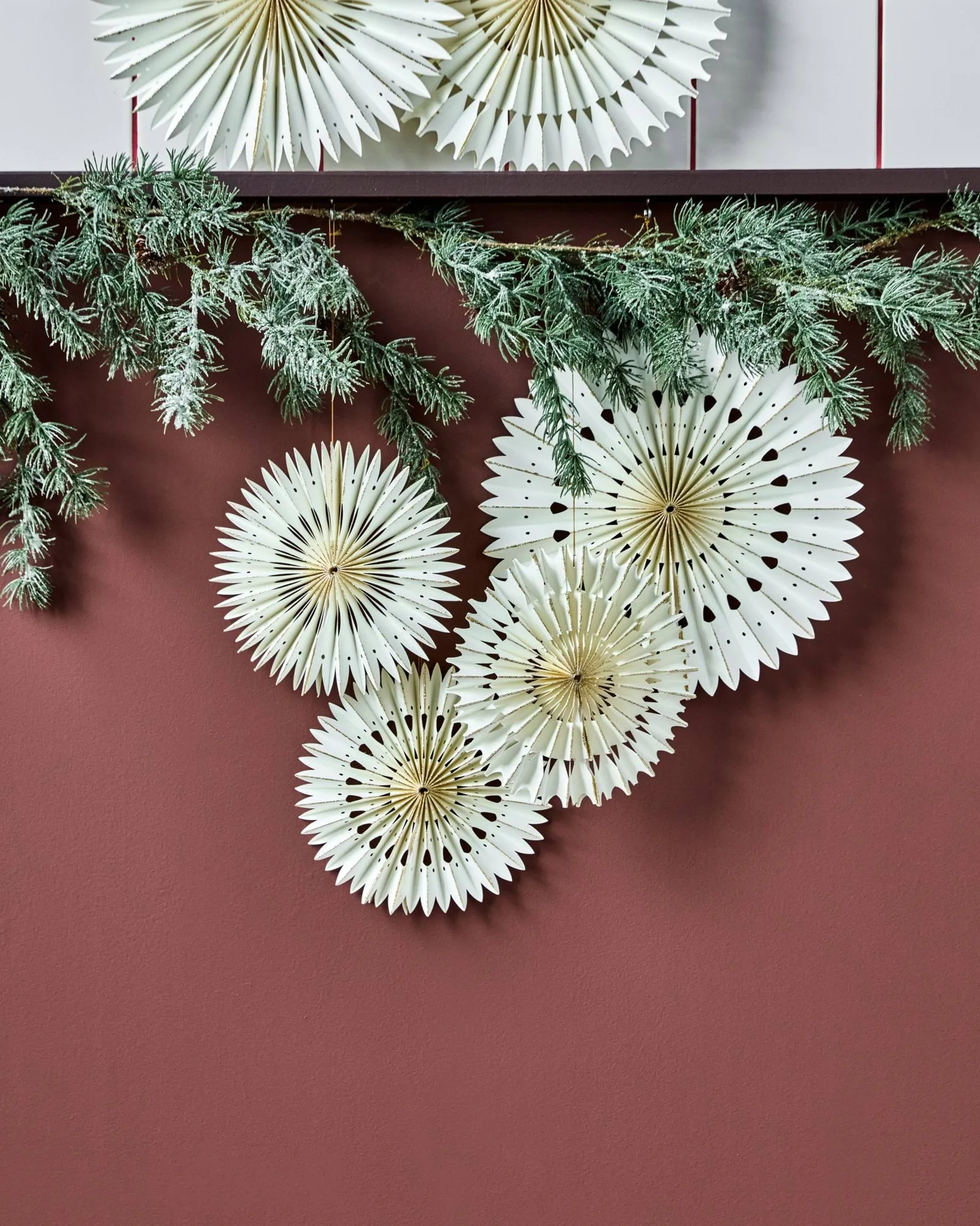 Stelle Christmas ornaments 3 pieces, Off-White, Ø20 cm House Doctor