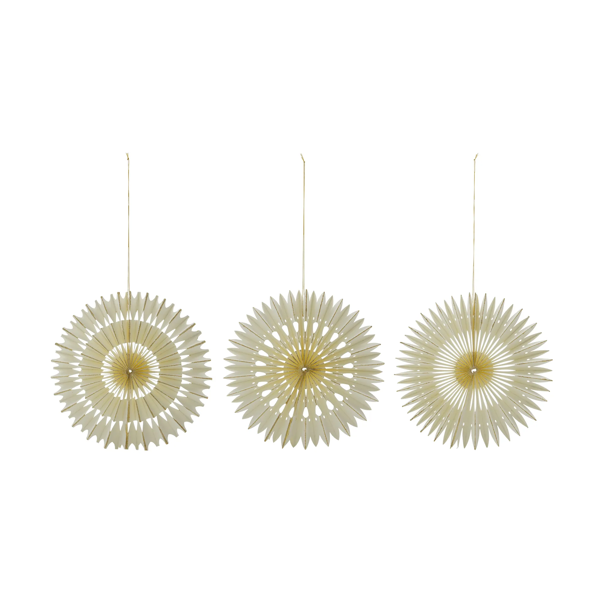 Stelle Christmas ornaments 3 pieces, Off-White, Ø30 cm House Doctor