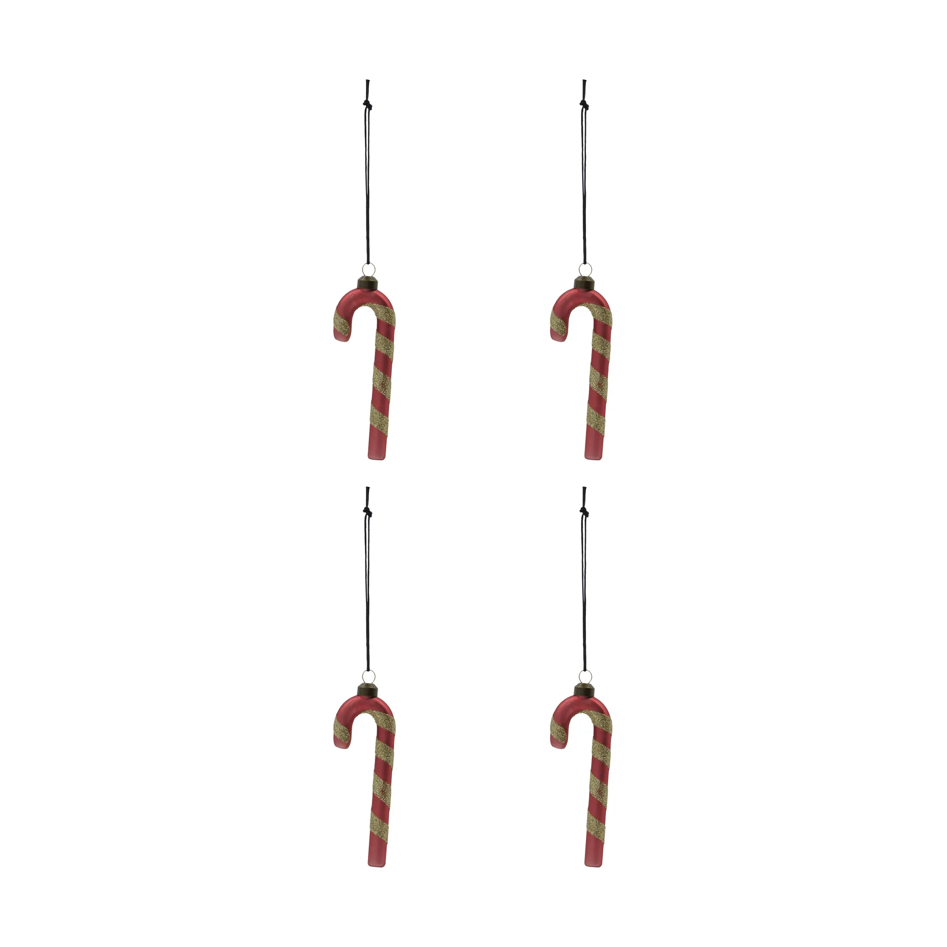 Stick Christmas hanging ornament 4-pack, Dusty red House Doctor