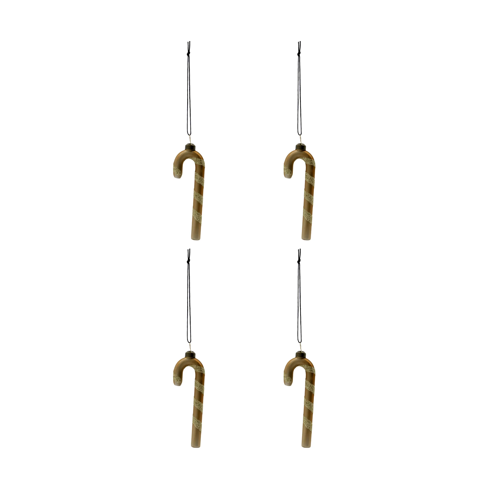 Stick Christmas hanging ornament 4-pack, Gold House Doctor