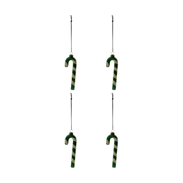 Stick Christmas hanging ornament 4-pack - Green - House Doctor
