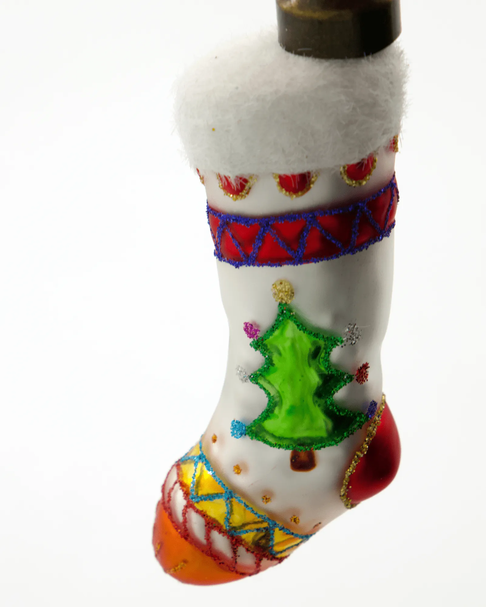Stok Christmas stocking ornament, 4-pack, Red, white House Doctor