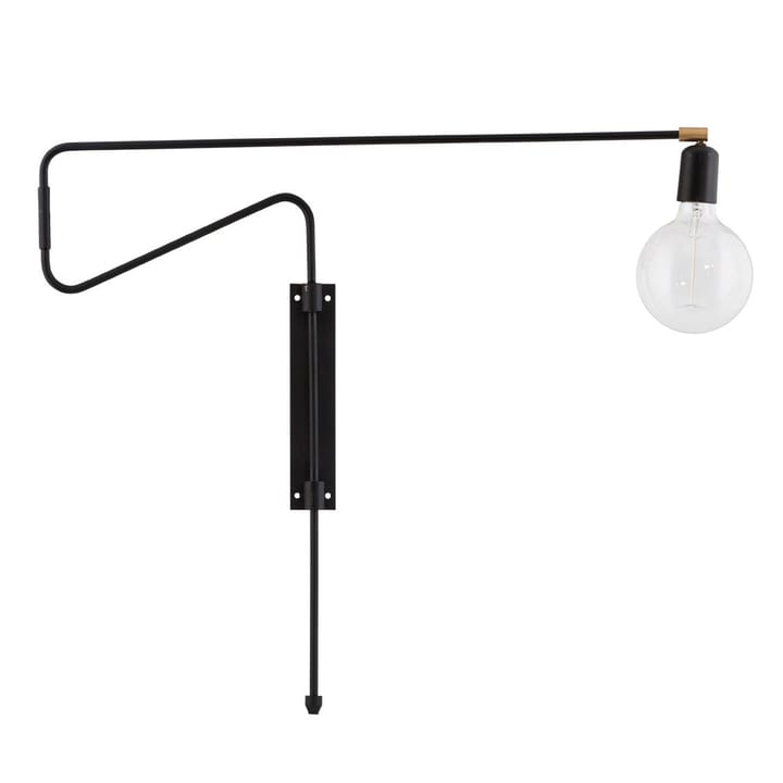 Swing wall lamp black - large, 70 cm - House Doctor