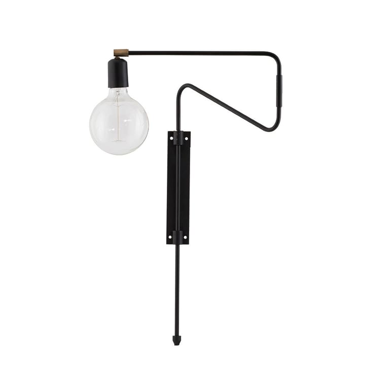 Swing wall lamp black - small, 35 cm - House Doctor
