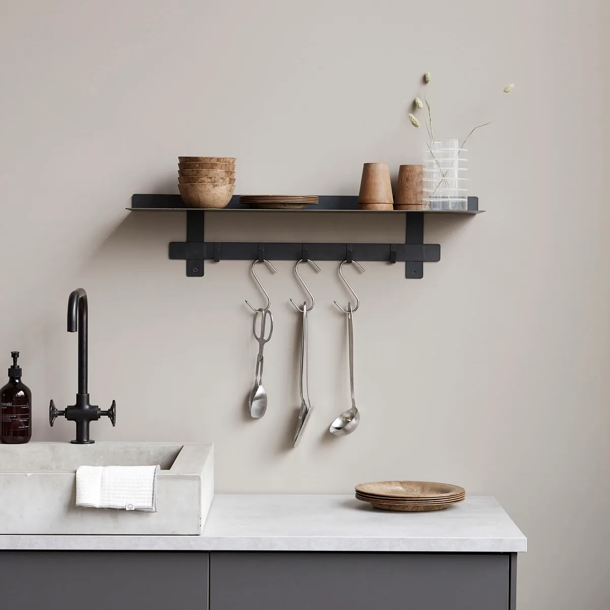 Tag coat rack 80 cm, Black House Doctor