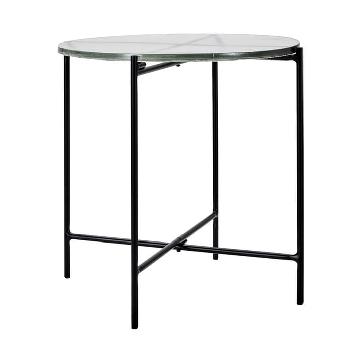 Tamu side table Ø40x40 cm - Black-glass - House Doctor
