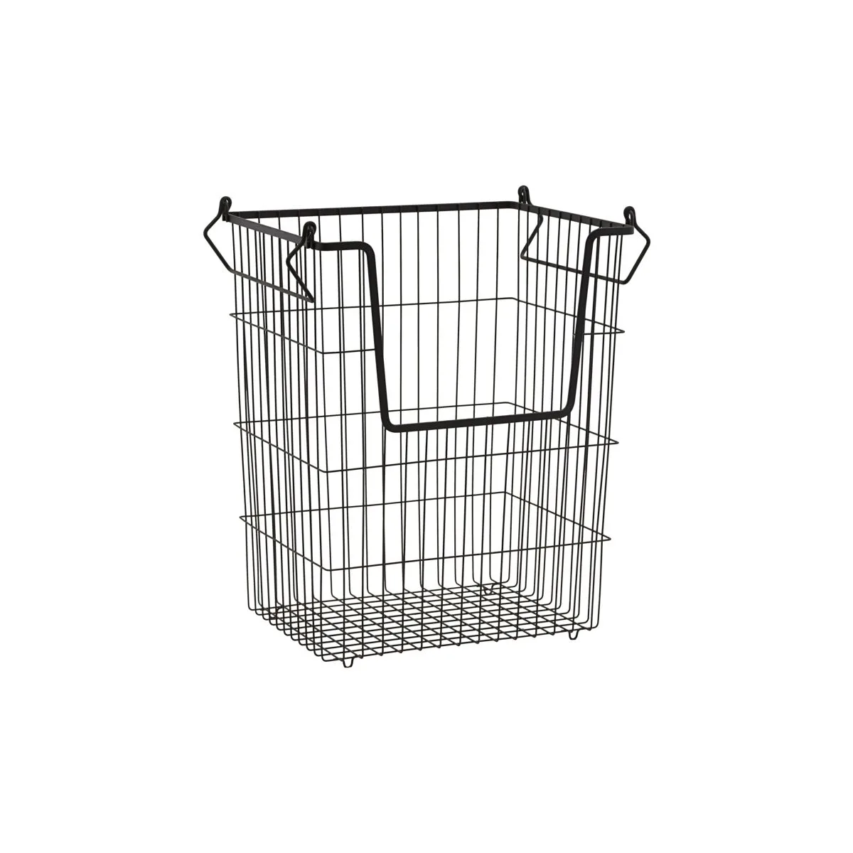Taw basket 32x42 cm, Matte black House Doctor