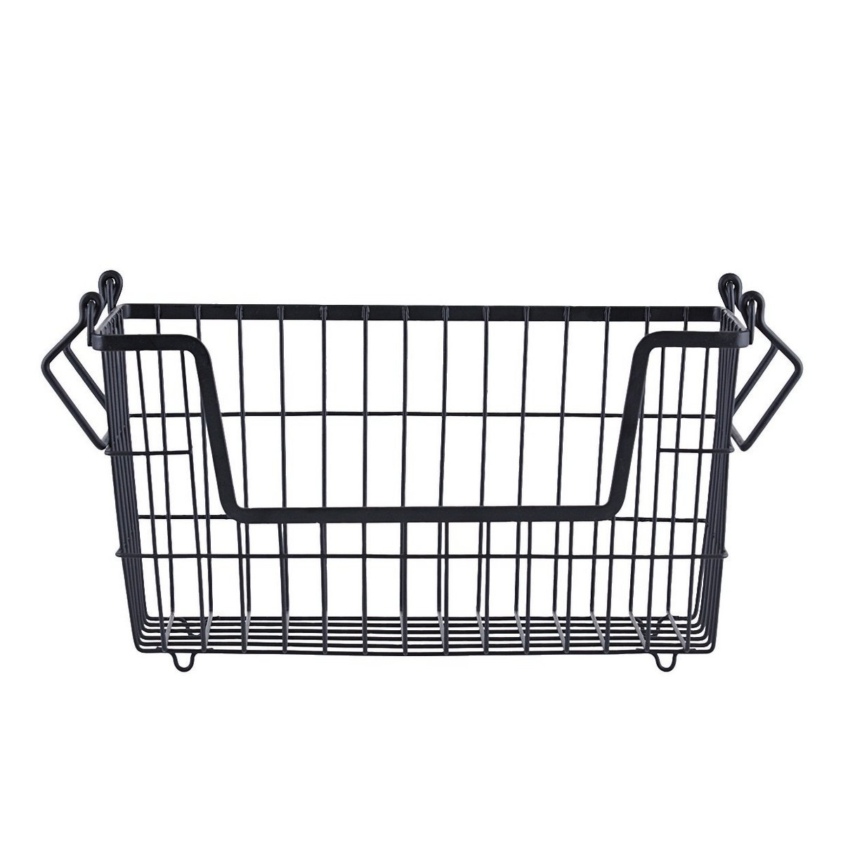 House Doctor TAW storage basket small matte black | Scandinavian Design | Storage baskets | Black