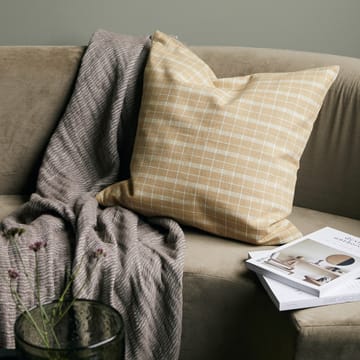 Thame pillowcase checked 50x50 cm - Sand - House Doctor