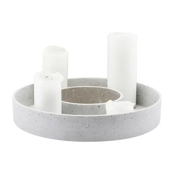 The Ring advent candle holder - Concrete - House Doctor