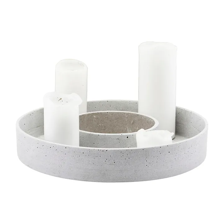 The Ring advent candle holder - Concrete - House Doctor