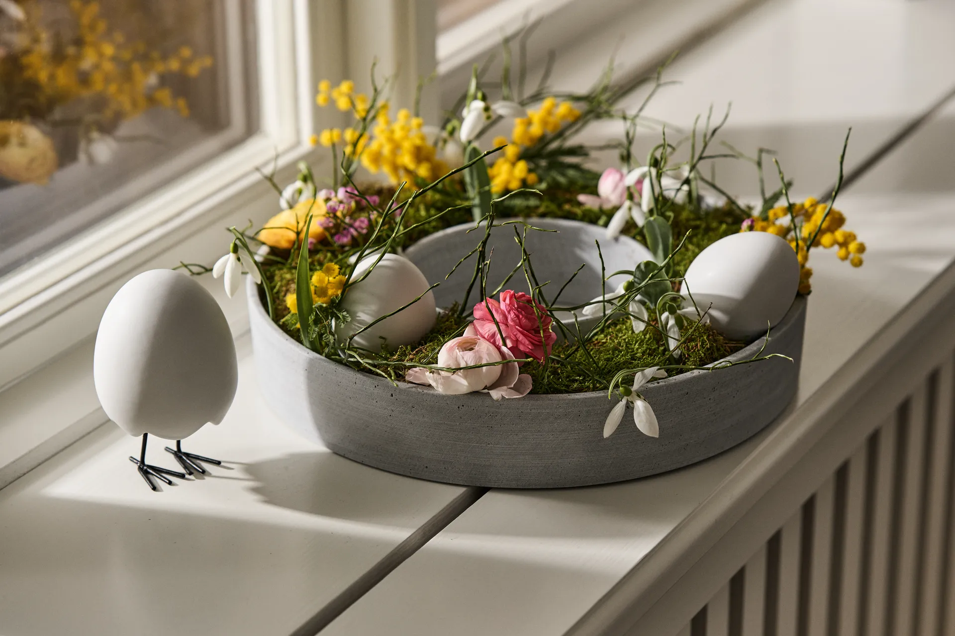 The Ring Advent candle holder for block candles, Concrete House Doctor