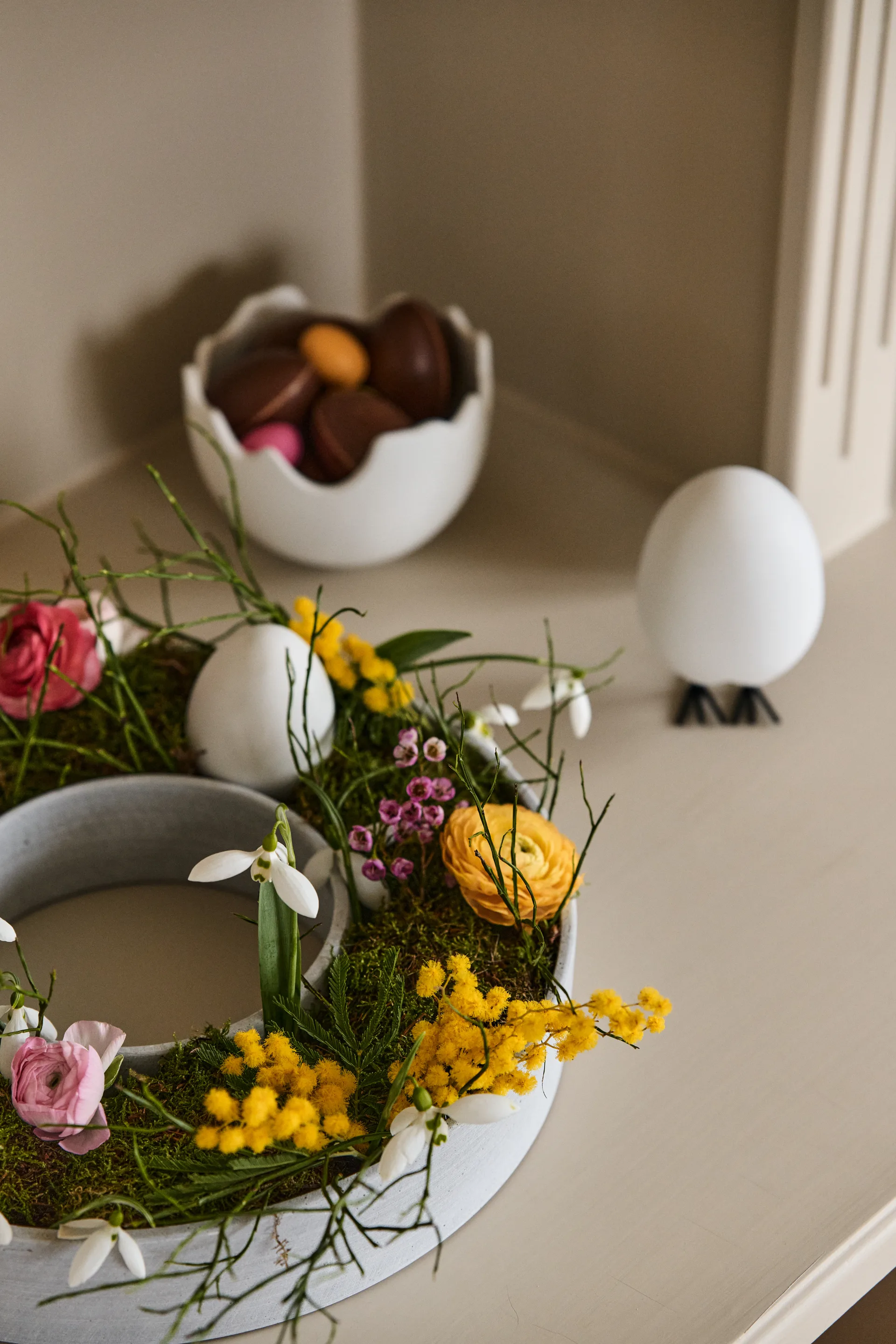 The Ring Advent candle holder for block candles, Concrete House Doctor