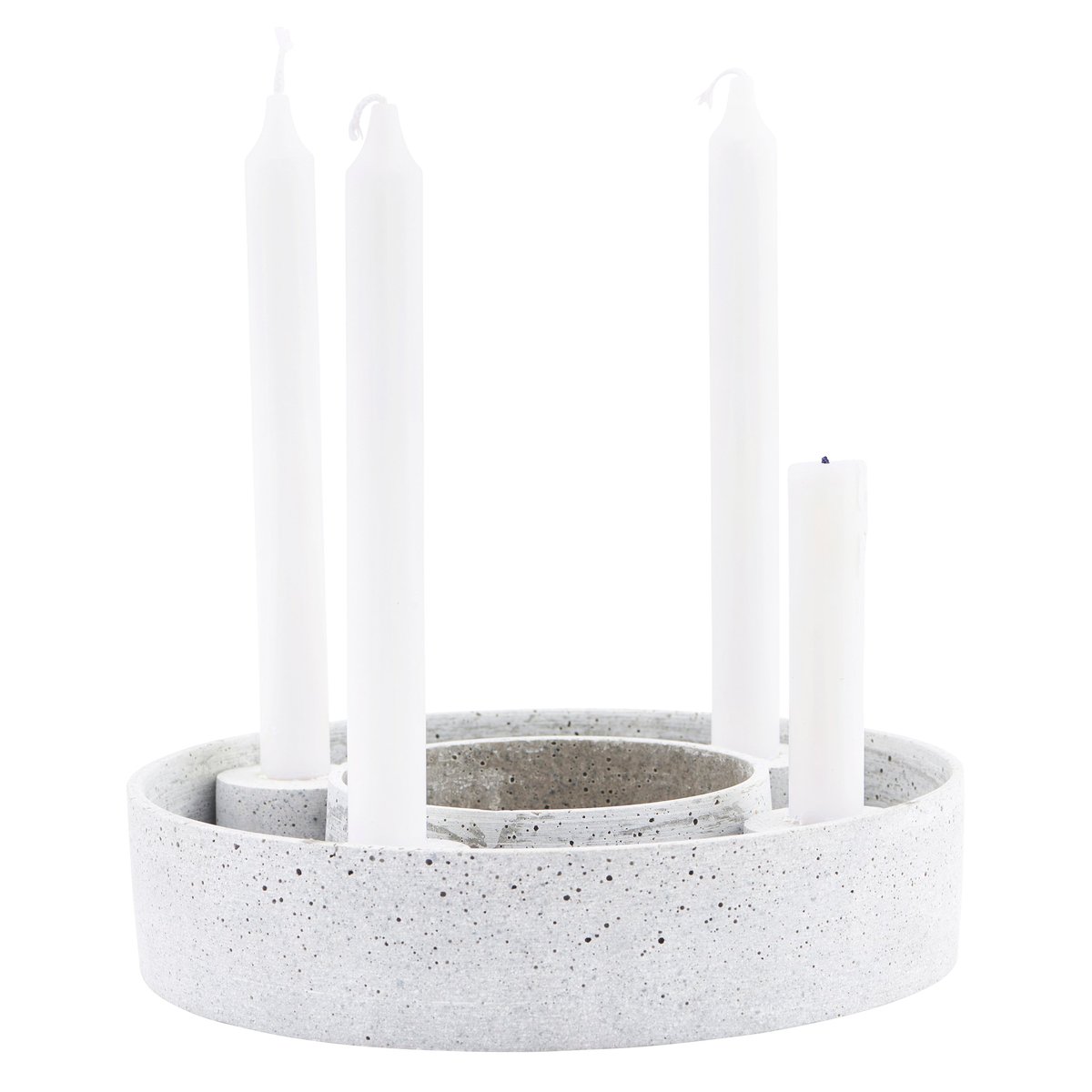 House Doctor The Ring candle holder Concrete | Scandinavian Design | Grey