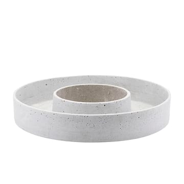 The Ring candle holder for block candles - Concrete - House Doctor