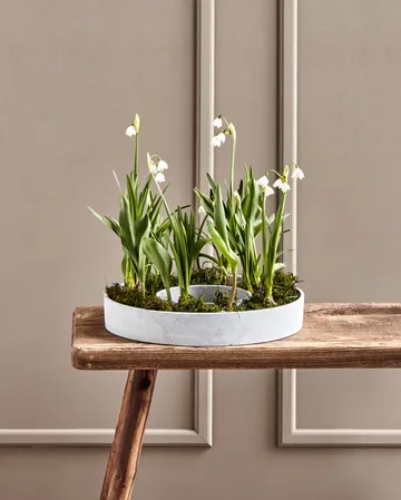 The Ring candle holder for block candles - Concrete - House Doctor