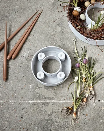 The Ring candle holder - Grey - House Doctor