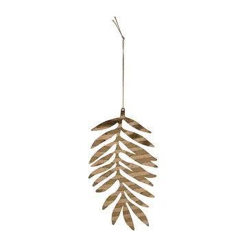 Tin plate Christmas decoration - Leaf - House Doctor