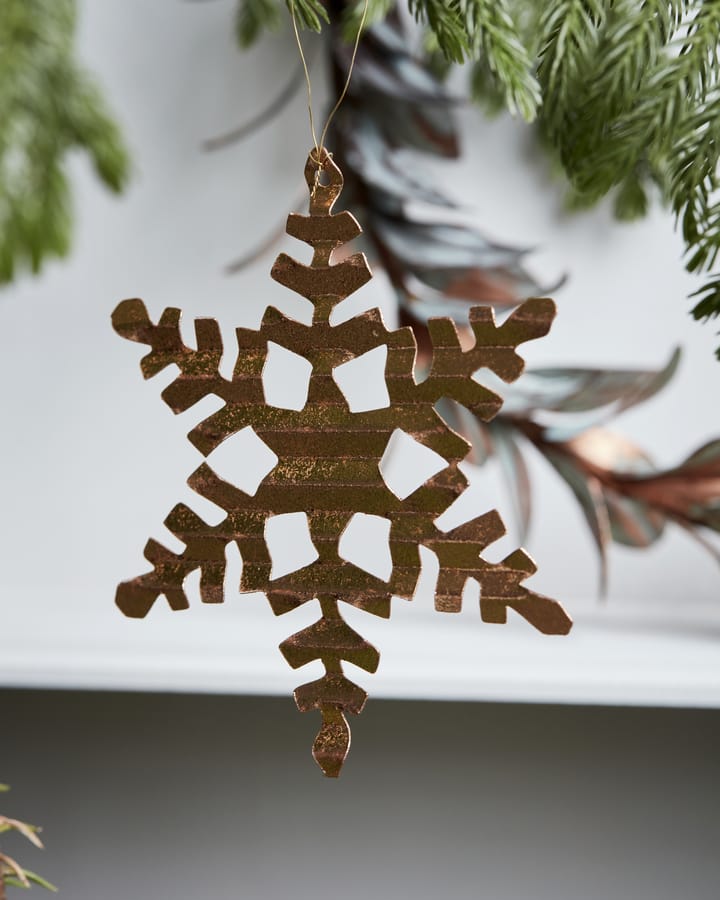 Tin plate Christmas decoration - Snowflake - House Doctor