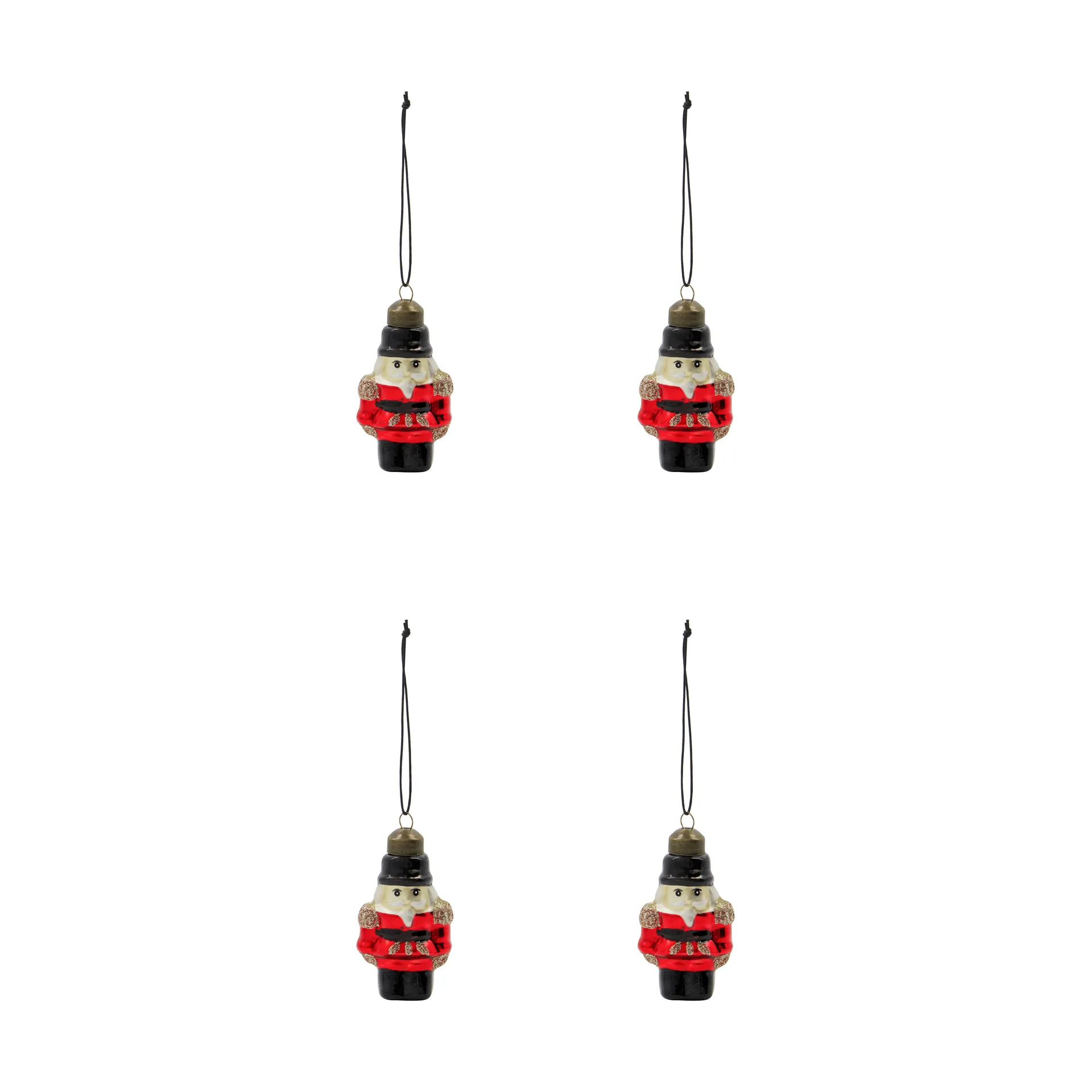 Tino Christmas hanging ornaments 4-pack, Red House Doctor