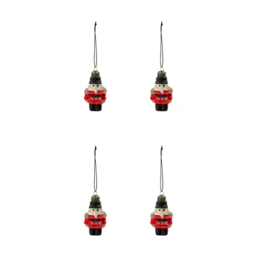 Tino Christmas hanging ornaments 4-pack - Red - House Doctor