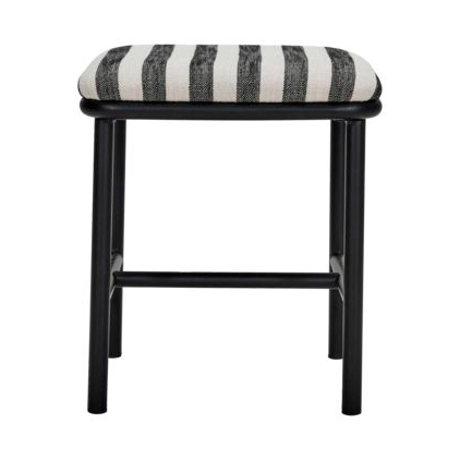House Doctor Toda ball o38 cm Black-White | Scandinavian Design | Stools | Black