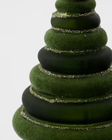 Tree Christmas ornament 2 pieces - Green - House Doctor