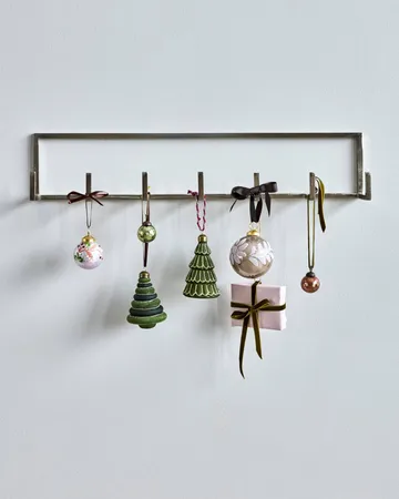 Tree Christmas ornament 2 pieces - Green - House Doctor