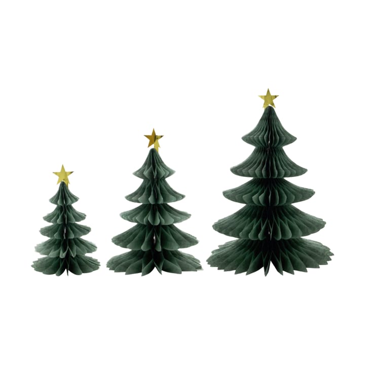Tree decorative spruce 3 pieces - Green - House Doctor
