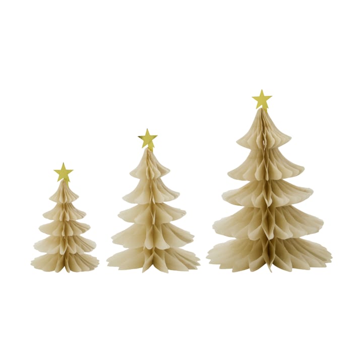 Tree decorative spruce 3 pieces - Ivory - House Doctor