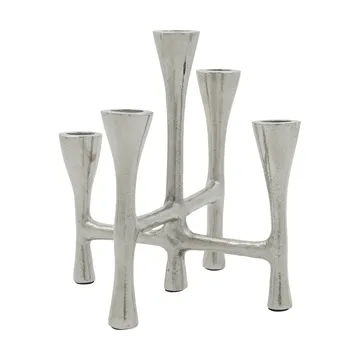 Tristy candle holder 20 cm - Silver finish - House Doctor