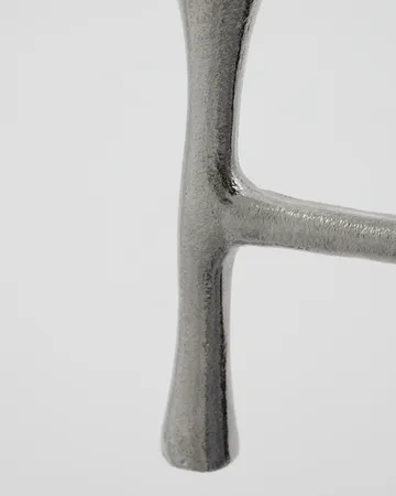 Tristy candle holder 20 cm - Silver finish - House Doctor