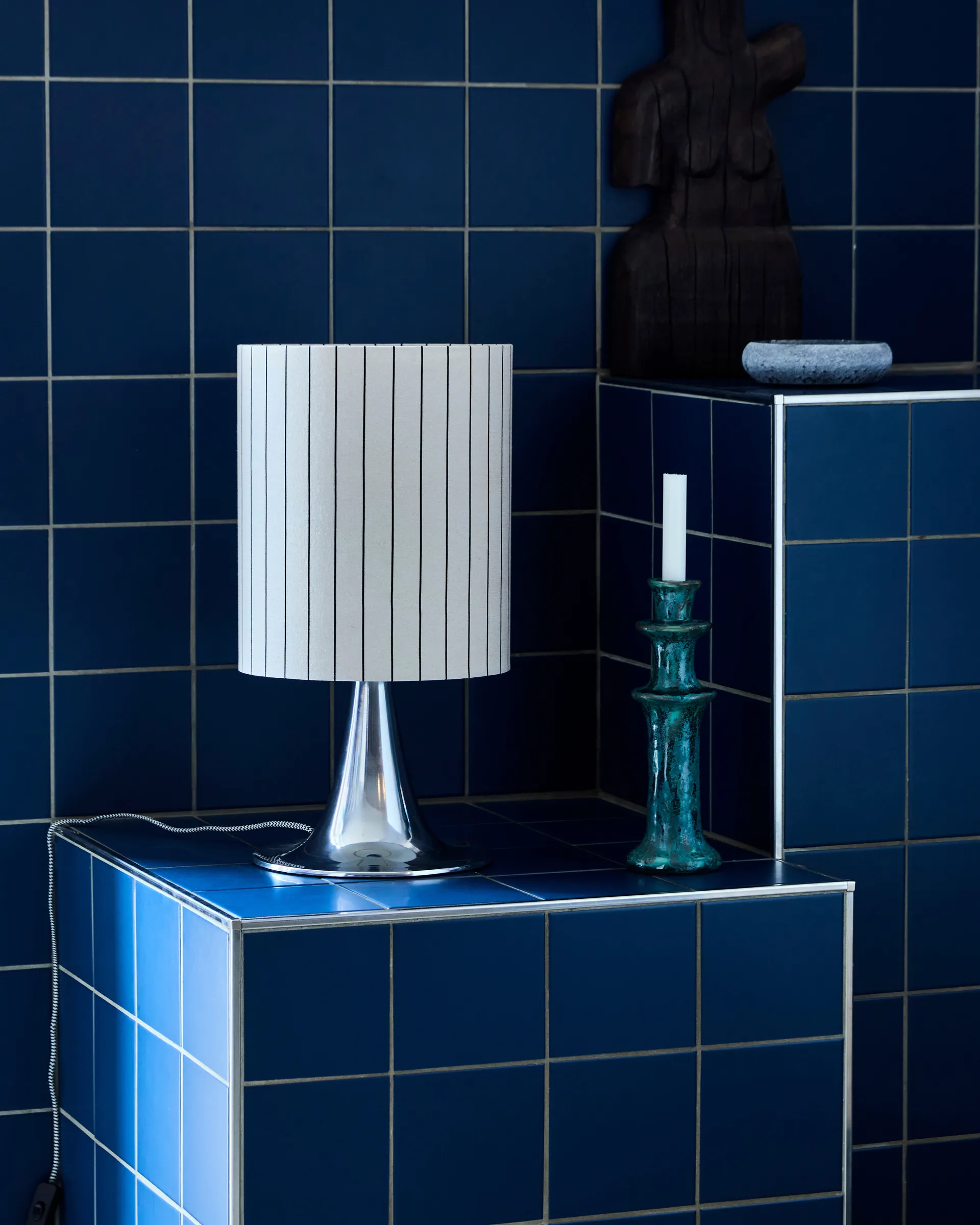 Tulip table lamp 50 cm, Silver finish House Doctor